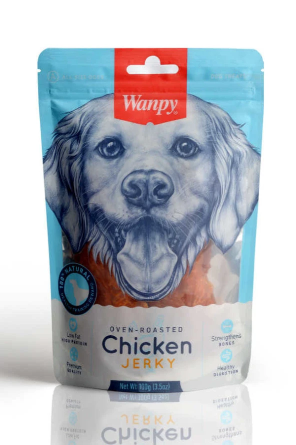 Wanpy Gerçek Tavuk Fileto 100 gr Köpek Ödülü Skt:11/2026 ürün görseli 1
