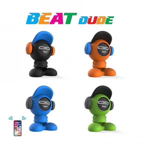 iDance Beat Dude Bluetooth Hoparlör Mavi - Resim 2