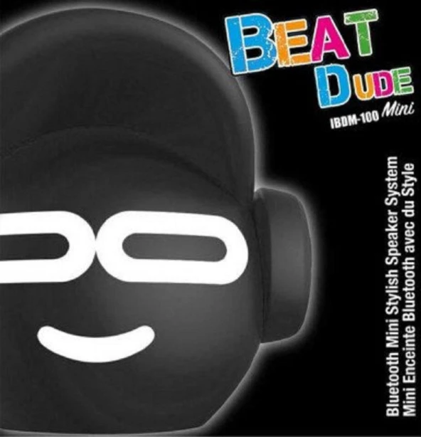 iDance Beat Dude Mini Siyah Bluetooth Hoparlör - Resim 2