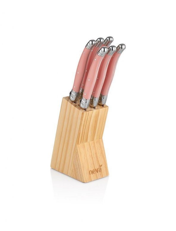 Neva N2574 Sweet 6lı mini bıçak seti-Pembe ürün görseli 1