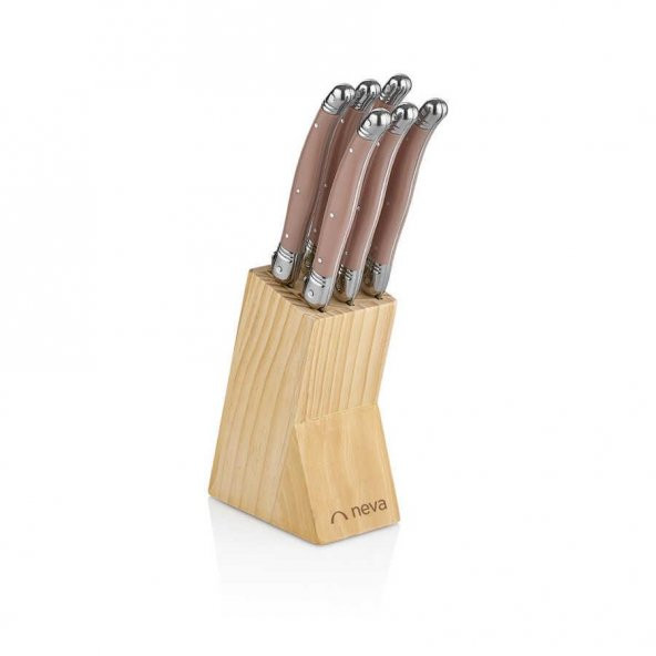 Neva N2576 Sweet 6lı mini bıçak seti-Rose chocolate ürün görseli 1
