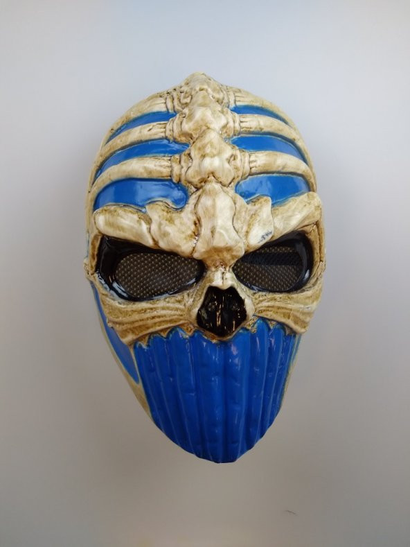 CADILAR BAYRAMI MASKE İSKELET MAVİ ürün görseli 1