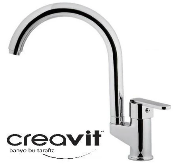 Creavit VG8640 Vega Mutfak EVYE Armatürü Krom ORJİNAL ÜRÜN ürün görseli 1
