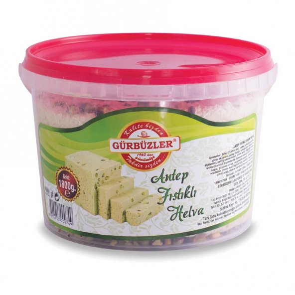 Antep Fıstıklı Helva 1800 Gram ürün görseli 1