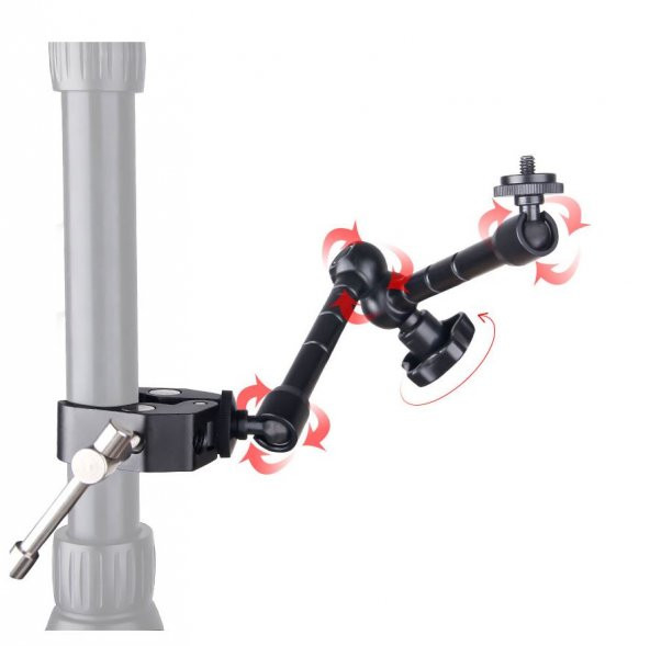 11 inç Magic Arm (Kol) + Super Crab Clamp Kelepçe - Resim 8