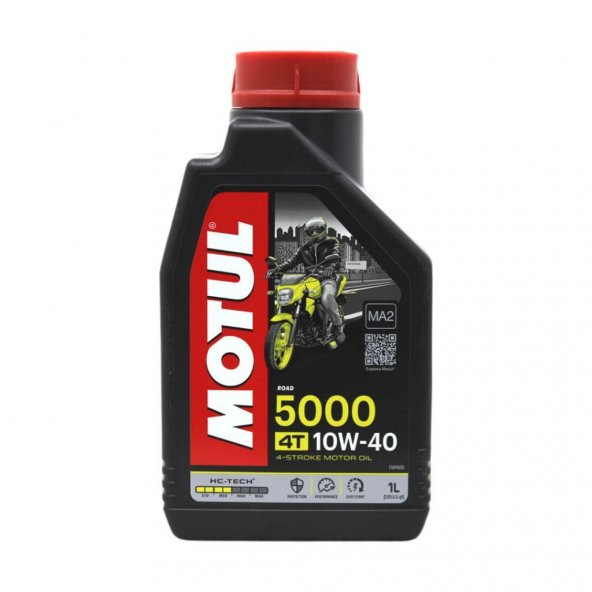 Motul 5000 10W-40 4T 1 Lt 4 Zamanlı Motosiklet Motor Yağı ürün görseli 1