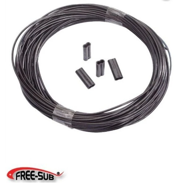 Free-Sub 1.50 Zıpkın Misinası + Klipsi Kit, (10Mt Misina + 4 Ad. Klips) ürün görseli 1