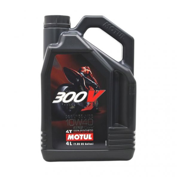 Motul 300V FL 10W-40 4T 4 Lt 4 Zamanlı Motosiklet Motor Yağı ürün görseli 1
