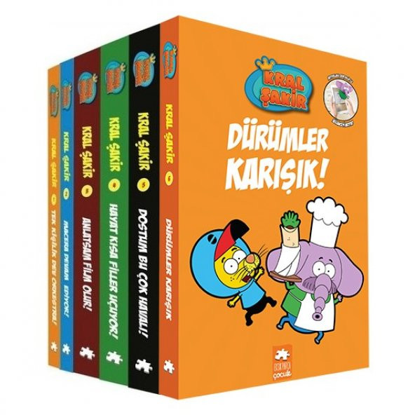 KRAL ŞAKİR 1 2 3 4 5 6 SET 6 KİTAP ürün görseli 1