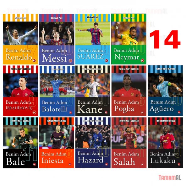 RONALDO MESSİ NEYMAR BALE AGÜERO İBRAHİMOVİÇ BENİM ADIM ürün görseli 1