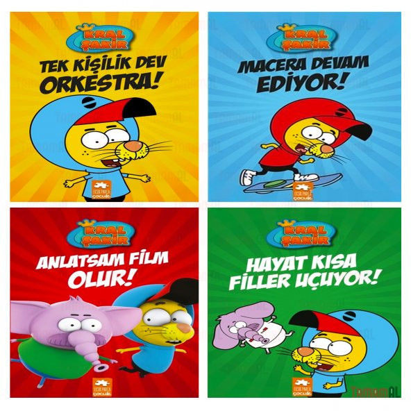 KRAL ŞAKİR 1 2 3 4 SET 4 KİTAP - Resim 2