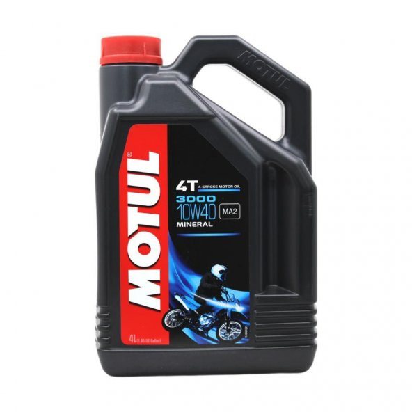 Motul 3000 10W-40 4T 4 Lt 4 Zamanlı Motosiklet Motor Yağı ürün görseli 1