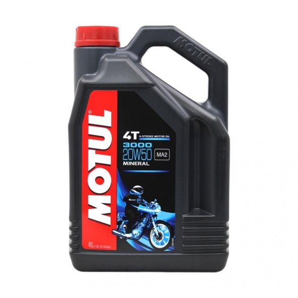 Motul 3000 20W-50 4T 4 Lt 4 Zamanlı Motosiklet Motor Yağı ürün görseli 1