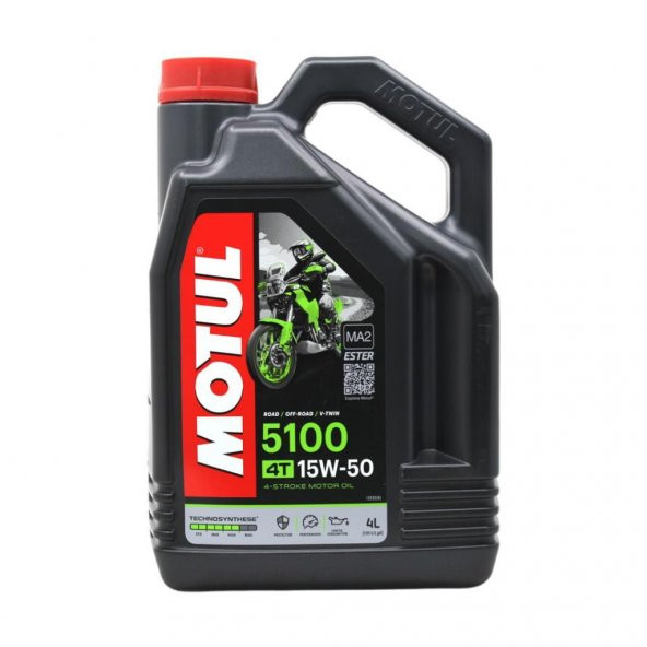 Motul 5100 15W-50 4T 4 Lt 4 Zamanlı Motosiklet Motor Yağı ürün görseli 1