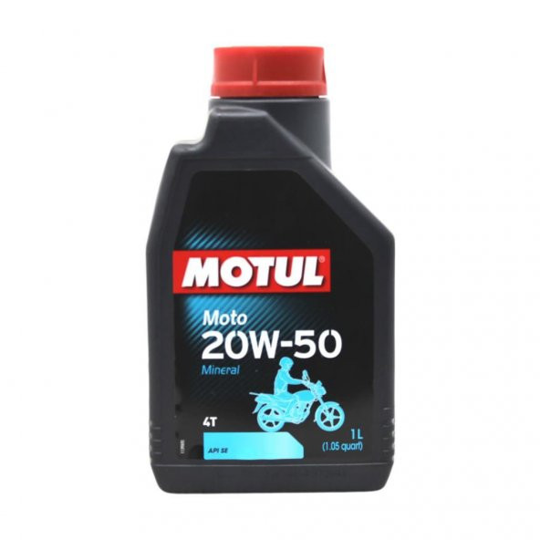 Motul Moto 4T 20W-50 1 Lt 4 Zamanlı Mineral Motosiklet Yağı ürün görseli 1
