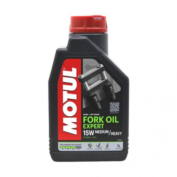 Motul Fork Oil Expert Medium Heavy 15W 1 Lt Amortisör Yağı ürün görseli 1