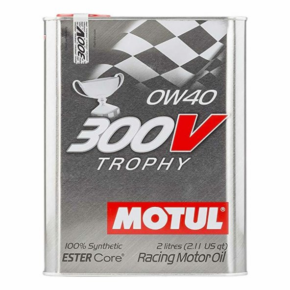 Motul 300V Trophy 0W-40 2 Lt Tam Sentetik Yarış Motor Yağı ürün görseli 1