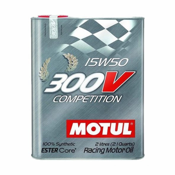 Motul 300V Competition 15W-50 2 Lt Tam Sentetik Motor Yağı ürün görseli 1