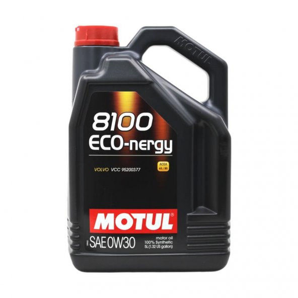 Motul 8100 Eco-nergy 0W-30 5 Lt Tam Sentetik Motor Yağı ürün görseli 1