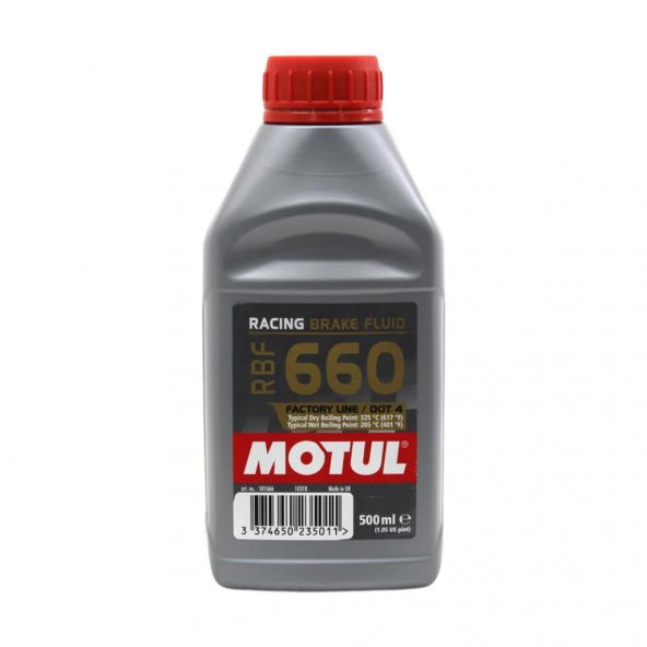 Motul RBF 660 FL Dot 4 500 ML Sentetik Fren Hidrolik Yağı ürün görseli 1