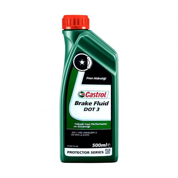 Castrol Brake Fluid DOT 3 500 ML Fren Hidrolik Sıvısı ürün görseli 1