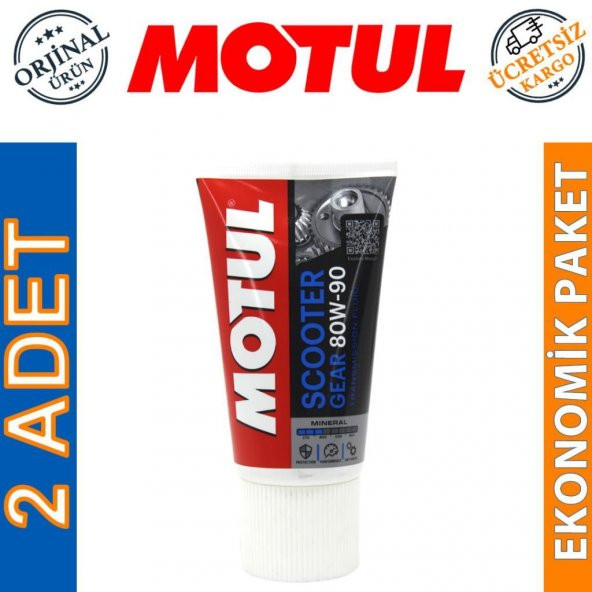 Motul Scooter Gear 80W-90 150 ML Motosiklet Şanzıman Yağı (2 Adet) ürün görseli 1