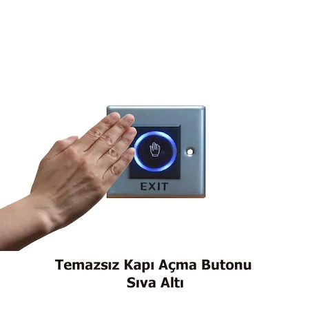 GVN410 Temassız No Touch Kapı Açma Çıkış Butonu ürün görseli 1