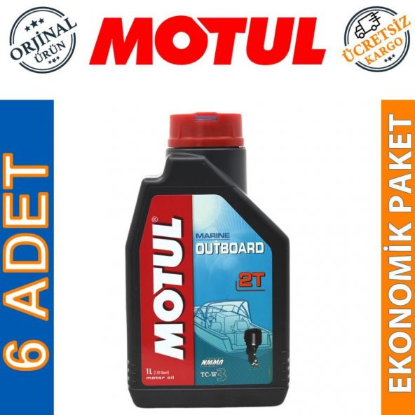 Motul Marine Outboard 2T 1 Lt 2 Zamanlı Tekne Motor Yağı (6 Adet) ürün görseli 1