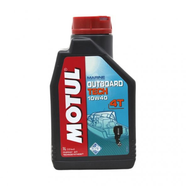 Motul Marine Outboard Tech 4T 10W-40 1 Lt Tekne Motor Yağı ürün görseli 1