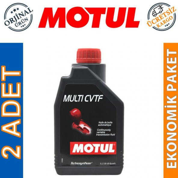 Motul Multi CVTF 1 Lt Otomatik CVT Şanzıman Yağı (2 Adet) ürün görseli 1