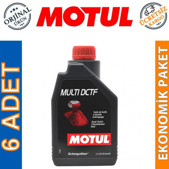 Motul Multi DCTF 1 Lt Otomatik DCT Şanzıman Yağı (6 Adet) ürün görseli 1