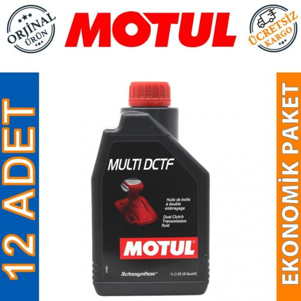 Motul Multi DCTF 1 Lt Otomatik DCT Şanzıman Yağı (12 Adet) ürün görseli 1