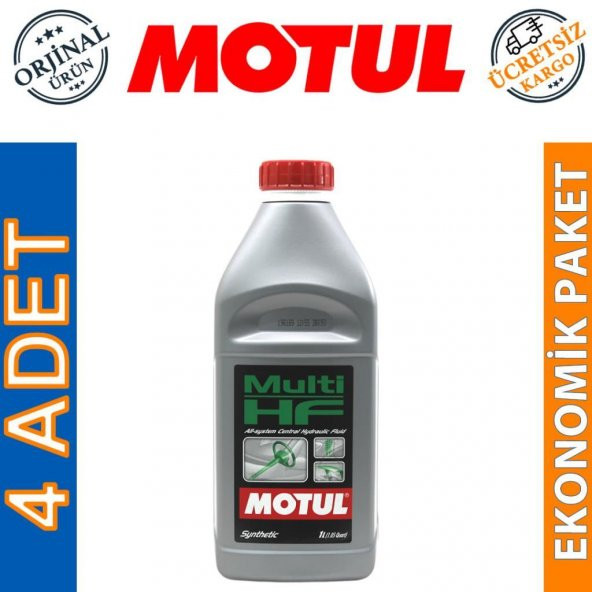 Motul Multi HF 1 Lt Sentetik Hidrolik Direksiyon Sıvısı (4 Adet) ürün görseli 1
