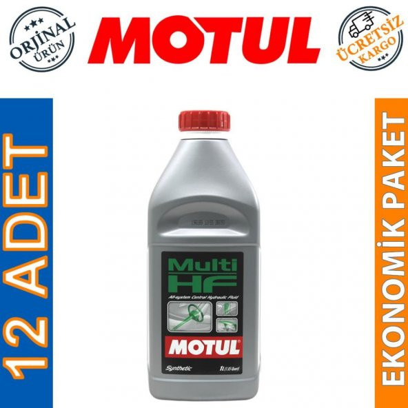 Motul Multi HF 1 Lt Sentetik Hidrolik Direksiyon Sıvısı (12 Adet) ürün görseli 1