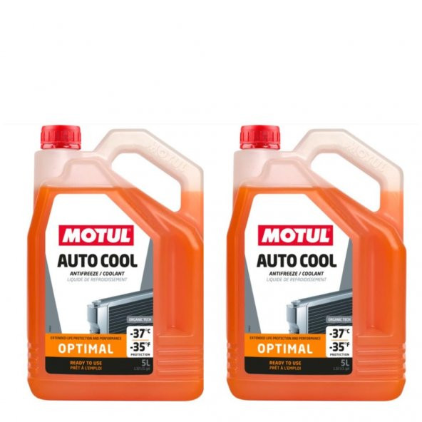 Motul Auto Cool Optimal 5 Lt Konsantre Antifriz (2 Adet) ürün görseli 1