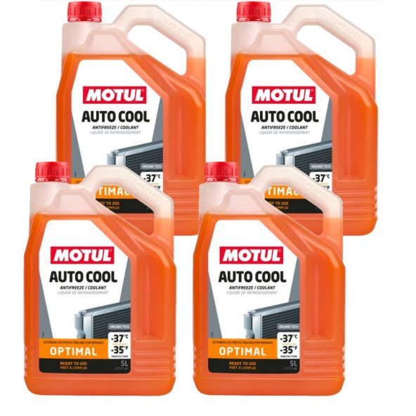Motul Auto Cool Optimal 5 Lt Konsantre Antifriz (4 Adet) ürün görseli 1