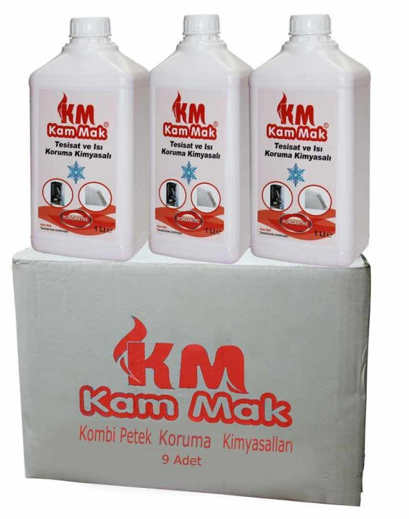 Kombi Petek Tesisat Koruma Kimyasalı 1 Koli 9 Adet ürün görseli 1