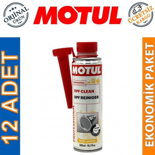 Motul DPF Clean 300 ML Dizel Partikül Filtre Temizleyici (12 Adet) ürün görseli 1
