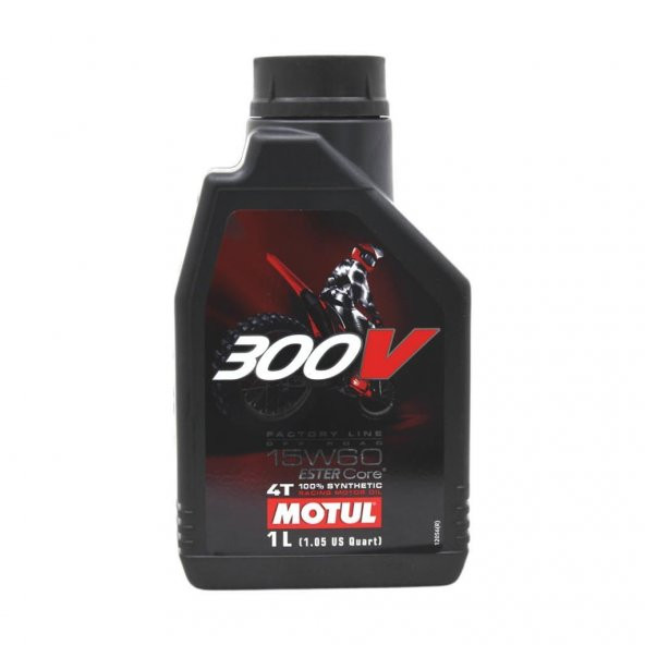 Motul 300V FL 15W-60 4T 1 Lt 4 Zamanlı Motosiklet Motor Yağı ürün görseli 1