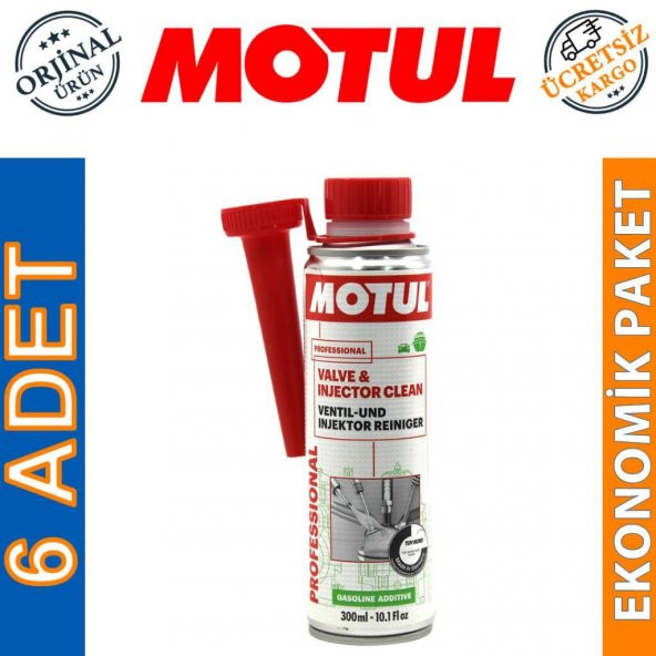 Motul Valve & Injector 300 ML Valf Enjektör Temizleyici (6 Adet) ürün görseli 1