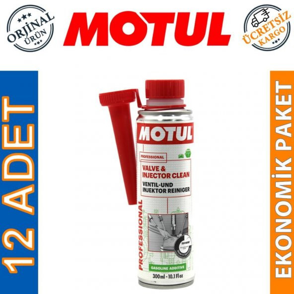 Motul Valve & Injector 300 ML Valf Enjektör Temizleyici (12 Adet) ürün görseli 1