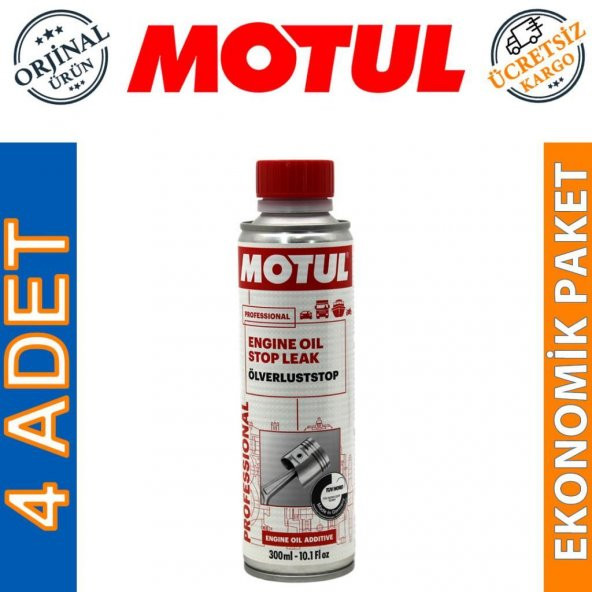 Motul Engine Oil Stop Leak 300 ML Motor Yağ Sızıntı Önleyici (4 Adet) ürün görseli 1