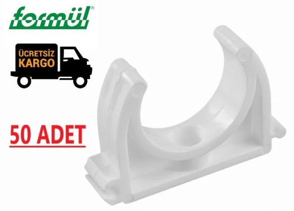 25 MM PPRC BORU KELEPÇESİ TEKLİ (FORMÜL) - 50 ADET ürün görseli 1