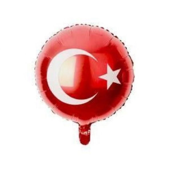 FOLYO BALON TÜRK BAYRAK 18 45CM D.Ü 12,5 ürün görseli 1