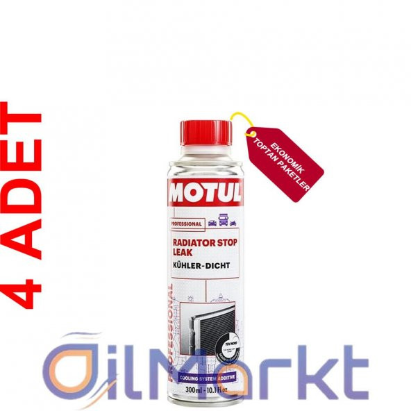 Motul Radiator Stop Leak 300 ML Radyatör Çatlak Tıkayıcı (4 Adet) ürün görseli 1