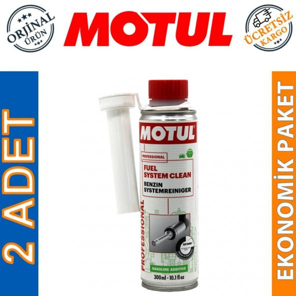 Motul Fuel System Clean 300 ML Benzin Yakıt Temizleyici (2 Adet) ürün görseli 1