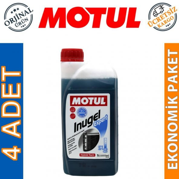 Motul Auto Cool Expert -37 Derece Antifriz 1 Lt (Inugel) (4 Adet) ürün görseli 1