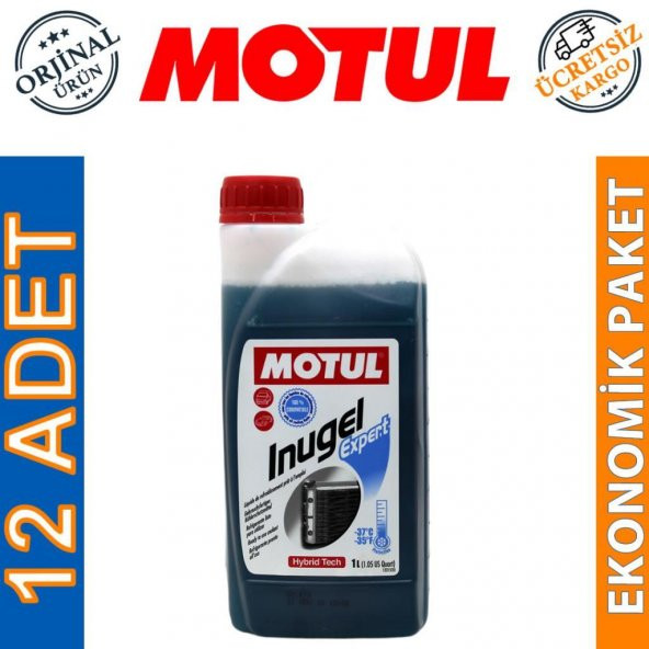Motul Auto Cool Expert -37 Derece Antifriz 1 Lt (Inugel) (12 Adet) ürün görseli 1