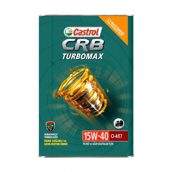 Castrol CRB Turbomax 15W-40 CI-4/E7 16 Kg Ağır Vasıta Motor Yağı ürün görseli 1