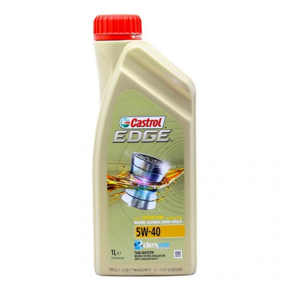 Castrol Edge Titanium 5W-40 1 Lt Tam Sentetik Motor Yağı ürün görseli 1
